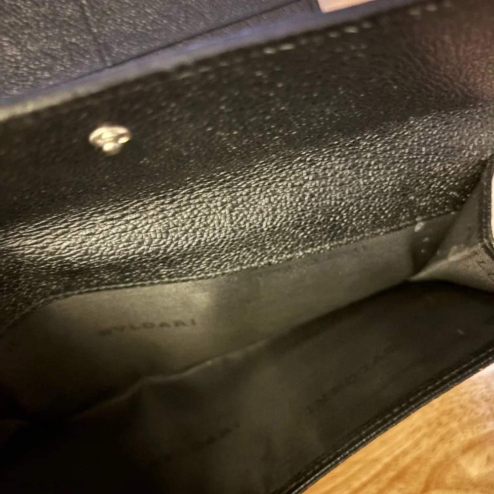 Bulgari | Bvlgari Double Snap Long Wallet Black & Bronze - Picture 5 of 7